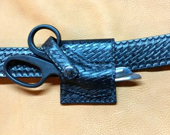Paramedic Scissor case: Basketweave Design.
