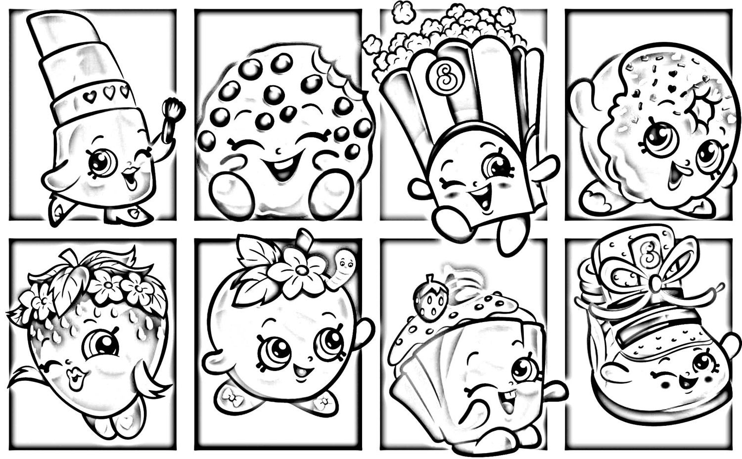 Shopkins Coloring Page