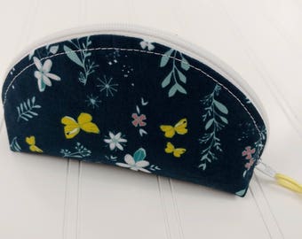 Dumpling Zipper Pouch - Butterfly Garden