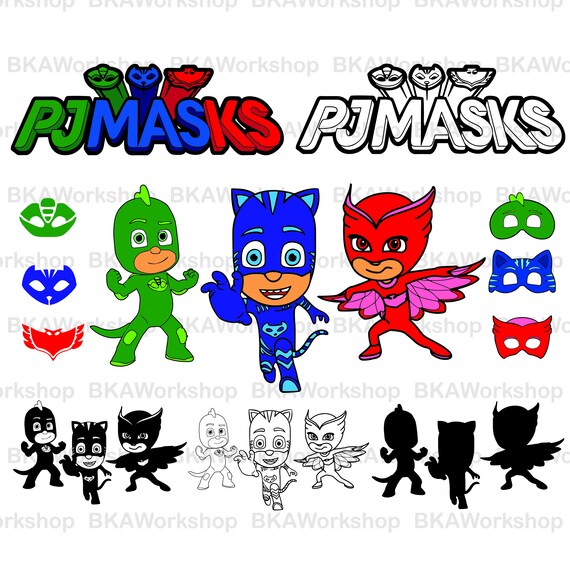 PJ mask svg PJ mask vector Pj mask clipart Pj mask