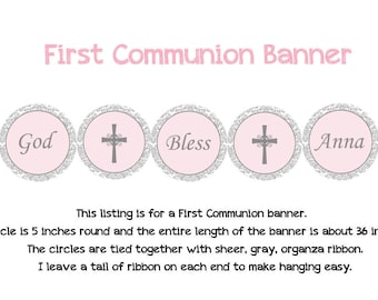 First Communion Banner Holy Communion Banner