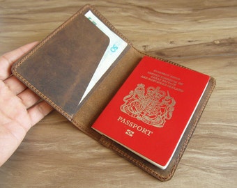 Engraved passport holder