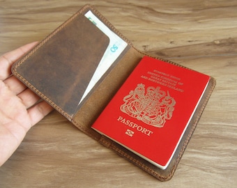 Engraved passport holder