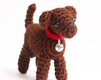 Chocolate Labrador Retriever Plush - Chocolate Lab - Chocolate Lab Keychain - Chocolate Lab Mom - Chocolate Lab Keychain - Chocolate Lab
