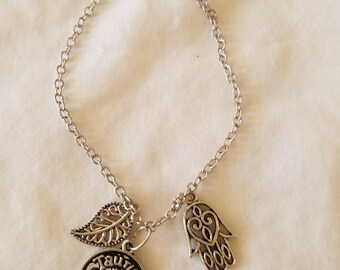Taurus zodiac charm bracelet