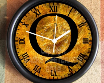 Qanon BIG Full 10 inch black wall clock -- Ships Tomorrow !#qanon