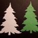 Diecut trees -- Set of 6