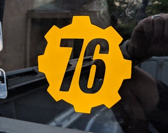 Vault 76 Decal(Window OR Iron On)