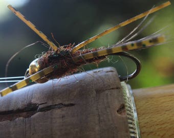 3-pack "The Only" nymph, fly fishing flies, hand-tied flies, mayfly nymphs, nymph flies, Trout flies, wet flies