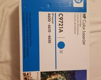 Hp Color Laser Jet Ink (C9721A) Cyan ink brand new and sealed sticker
