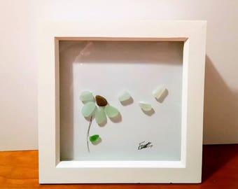Seaglass picture. Wind flower