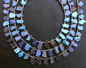 AAA Quality 27 Piece Natural Blue Flesh Labradorite,Raw Labradorite,Gemstone Jewelry,Labradorite Rough,Mother's Gift,Wholesale Price