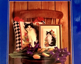 Cats in Cross Stitch by Sally Harman