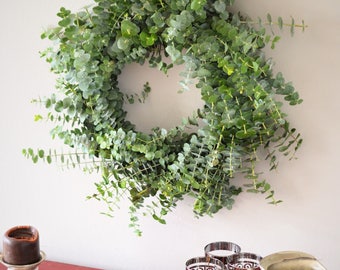 Baby Eucalyptus Wreath | Winter Wreath | Eucalyptus Winter Wreath | Handcrafted Eucalyptus Wreath | Fragrant Eucalyptus Wreath | Lush Wreath