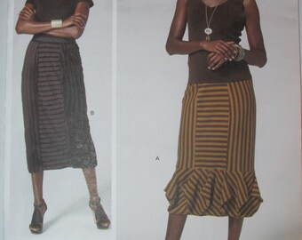 Vogue V1292 Sandra Betzina Today's Fit SKIRT with Origami Border One Size UNCUT 1292
