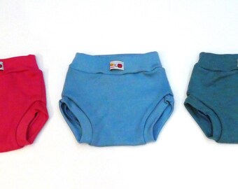 Shorties 100% merino wool Cloth diaper cover - soakers