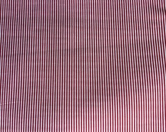Candy Apple Red and White Striped Cotton (14)