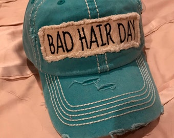 Bad Hair Day cap - Turquoise