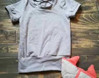 Sweater, evolutionary, gray, plain, 1-3 years, unisex
