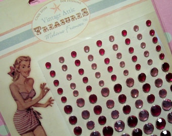 Melissa Frances Pink Rhinestones Embellishments