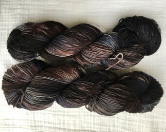Mr. Robot Sock Yarn -- handdyed superwash merino -- Elliot