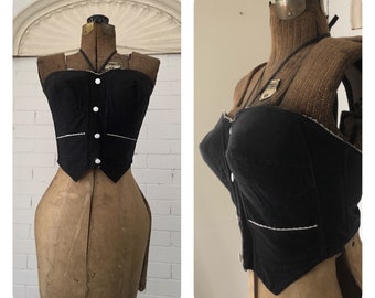 Vintage 1950s Bullet Bra Sun Top M-XL