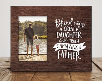 Fathers Day Gift from Daughter Fathers Day Photo Frame Fathers Day Picture Frame Birthday Gift for Dad from Daughter Cute Dad Picture Frame
