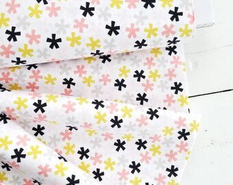 Meow - Asterisk(White Background) - Jen Allyson of My Mind's Eye - Riley Blake Designs