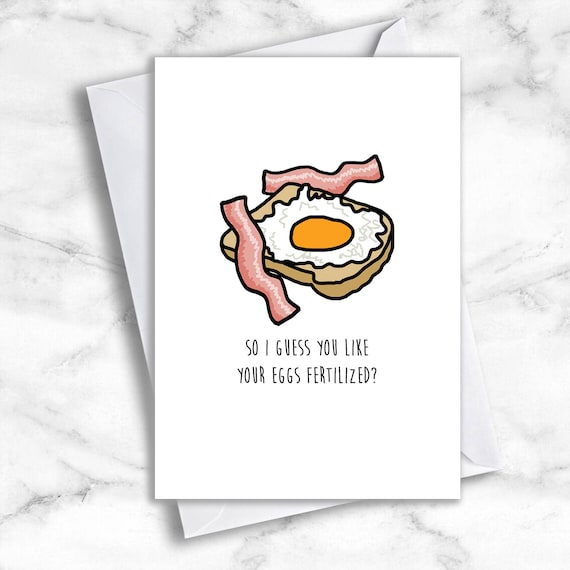 Pregnancy pun card congratulations card funny baby shower