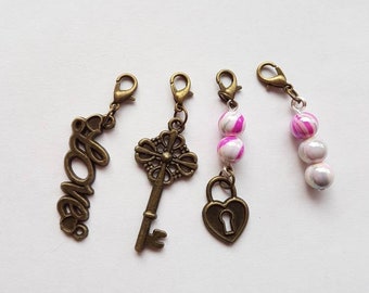 4 love crochet stitch markers