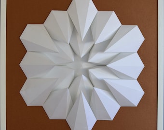Tableau 3D Origami Wall Art - Gravité
