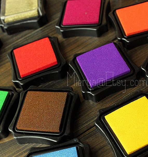 1 Piece Big Size Ink Pad Stamps Ink Stamp Pad 15 colors