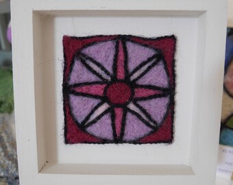 Needle felted picture