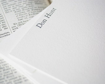 personalized letterpress stationery | don