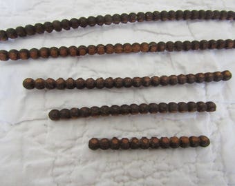Vintage Wood Detail Salvage Pieces Wood Beading 7 pieces