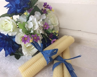 Rolled Beeswax Candles