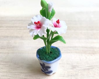 Miniature Flower,Miniature Flower Pot,Miniature Vase,Dollhouse Flower,Miniature Garden,Dollhouse Flower Pot,Dollhouse,Miniatures