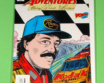 NASCAR Adventures # 5 comic book MINT condition kodak film race car cover vortex comics