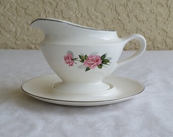 Taylor Smith & Taylor Summer Rose Gravy Boat