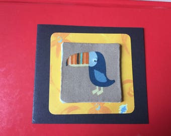 Fabric Googly Eyed Card's - see variations