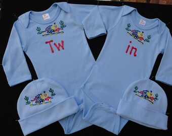 Tw in, Twin Onesie Sets, Identical Twins, Fraternal Twins, Baby Shower Gift, Baby Boy Gift, Baby Girl Gift