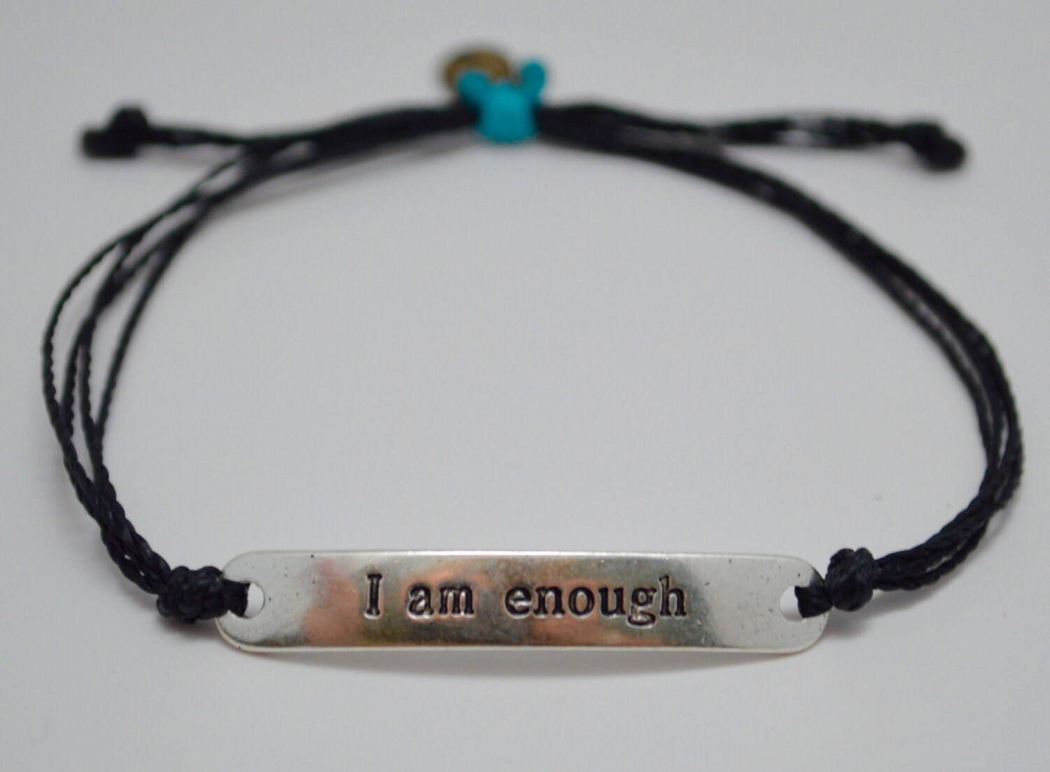 I Am Enough I Am Enough bracelet Mantra bracelet Intention