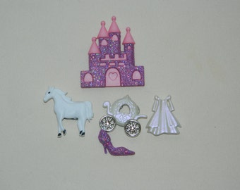Princess Button Magnet Set!