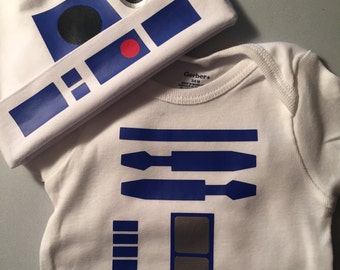 R2 D2 Bodysuit with Beanie