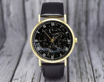 Vintage Northern Constellation Watch | Celestial Map | Stars | Northern Hemisphere | Ladies Watch | Men's Watch | Gift Ideas | Accessories