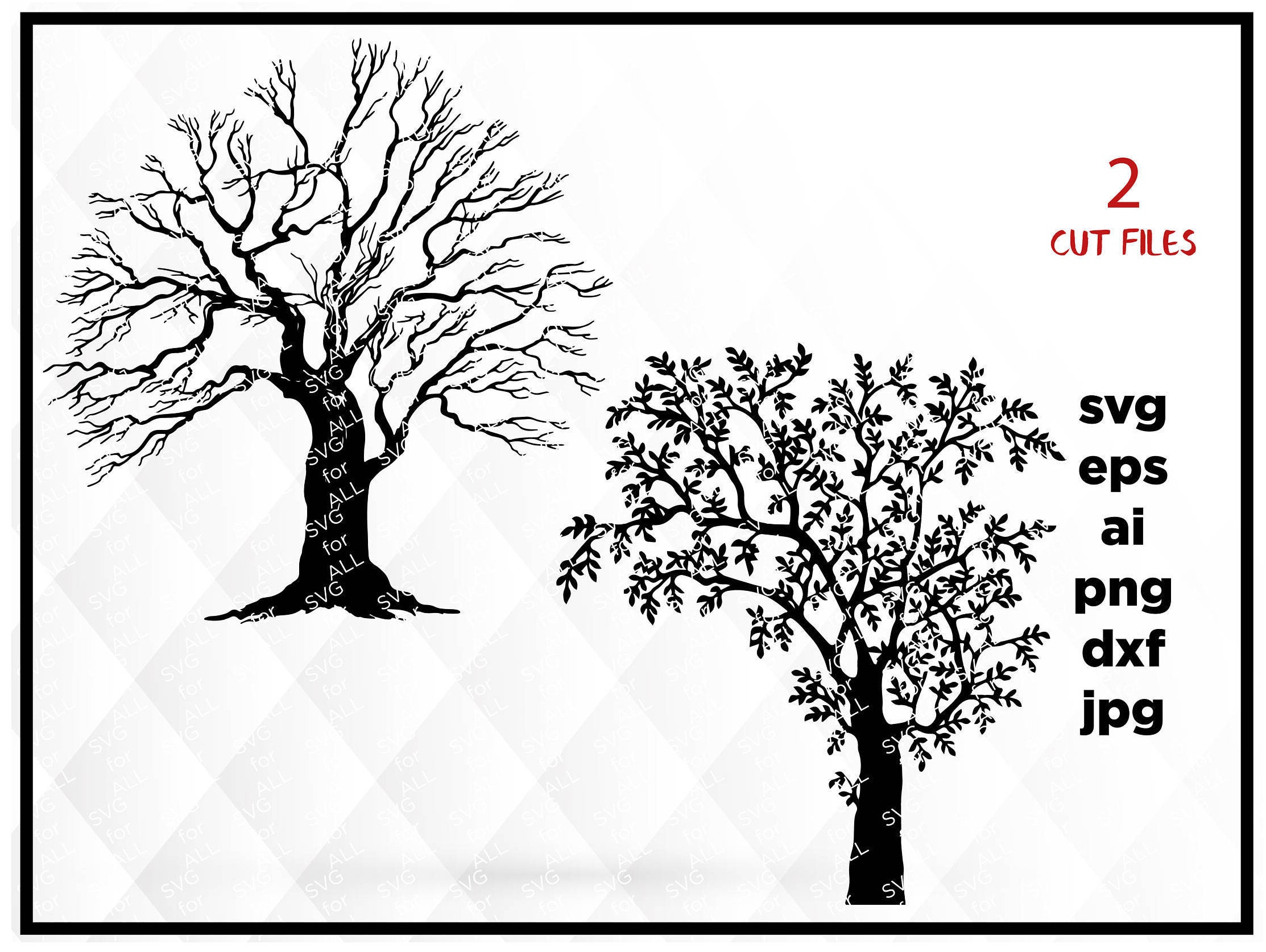 Download Tree SVG File Tree Clipart Tree Cut File Tree life Tree
