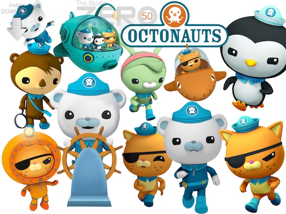 50 Octonauts Disney Junior Digital Clipart For Instant