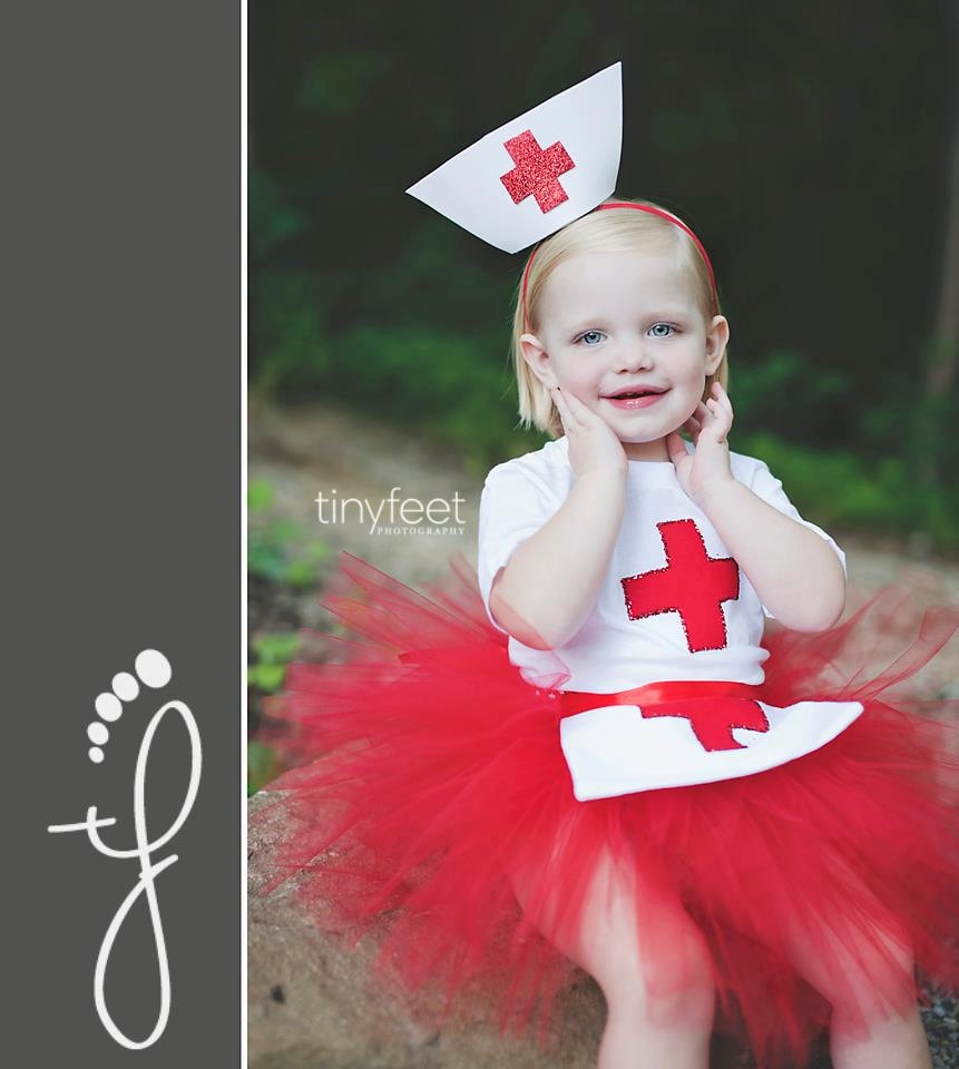 Nurse Costume Nurse Tutu Halloween Tutu Halloween Costume