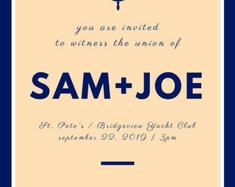 Nautical Themed Wedding Suite
