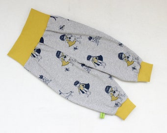 Baby Pants, Baby Harem Pants, Gender neutral Baby Pants, toddler Harem pants, Pants with Super Heros